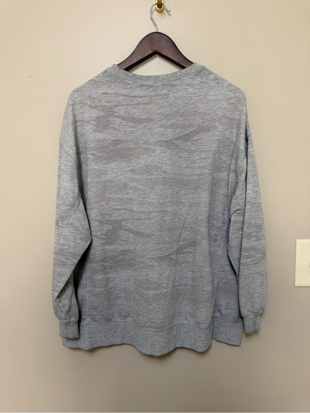 Z Supply Oversized Gray Crewneck Sweatshirt - Picture 4 of 4